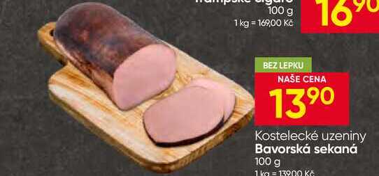Kostelecké uzeniny Bavorská sekaná 100 g