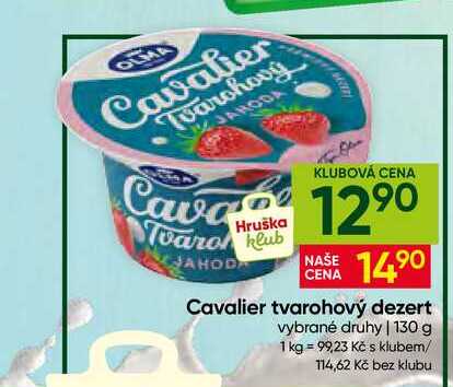 OLMA Cavalier tvarohový dezert vybrané druhy 130 g