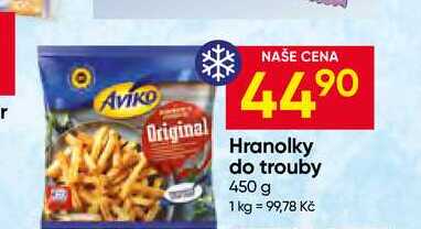 Aviko Hranolky do trouby 450 g
