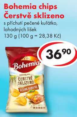 Bohemia chips Čerstvě sklizeno, 130 g 
