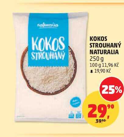 NATURALIA KOKOS STROUHANÝ 250 g 