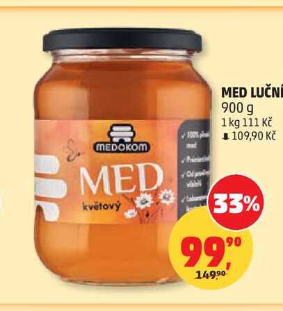 MEDOKOM MED květový 900g