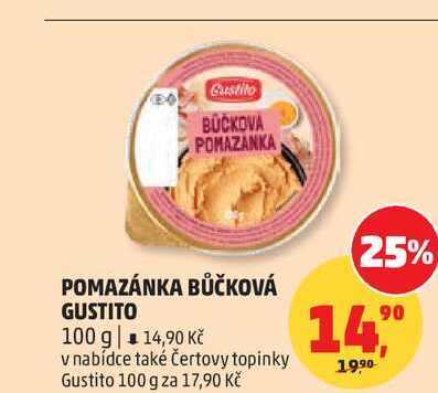 GUSTITO POMAZÁNKA BŮČKOVÁ 100 g