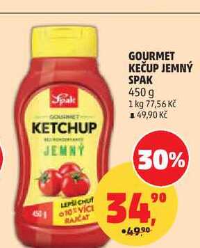GOURMET KEČUP JEMNÝ SPAK 450 g