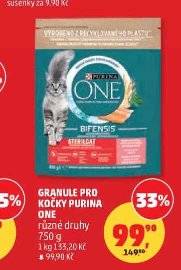 PURINA ONE různé druhy 750 g