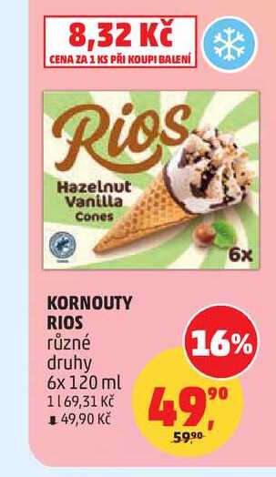 RIOS KORNOUTY různé druhy 6x 120 ml