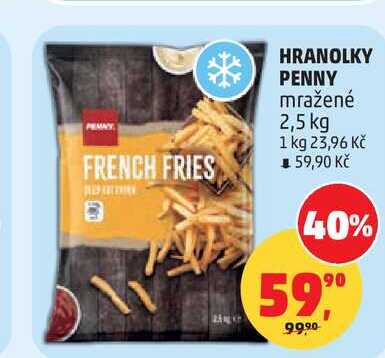 PENNYmHRANOLKY mražené 2,5 kg 