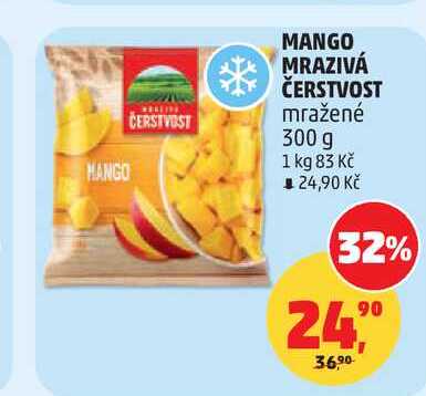 MANGO MRAZIVÁ ČERSTVOST mražené 300 g 