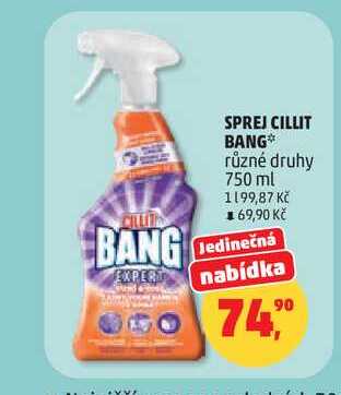 CILLIT BANG různé druhy 750 ml