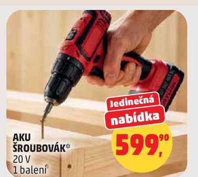 AKU ŠROUBOVÁK* 20 V 1 balení