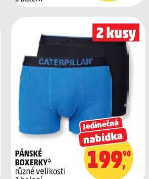 CATERPILLAR 2 kusy PÁNSKÉ BOXERKY