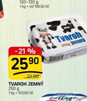 TVAROH JEMNÝ 250 g