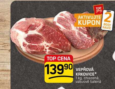 VEPŘOVÁ KRKOVICE* 1 kg, chlazená, vakuově balená