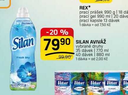 SILAN AVIVÁŽ vybrané druhy 35 dávek | 770 ml
