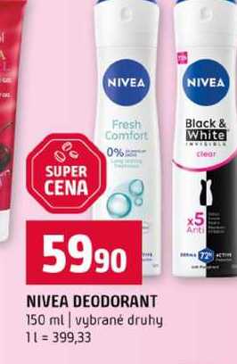 NIVEA DEODORANT 150 ml vybrané druhy
