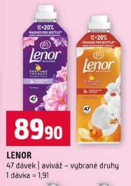 LENOR 47 dávek aviváž vybrané druhy