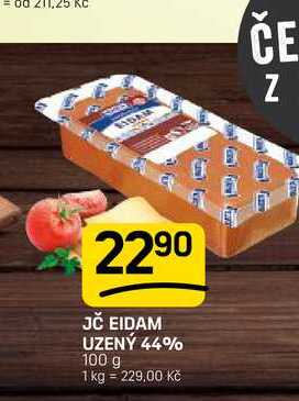 JČ EIDAM UZENÝ 44% 100 g 