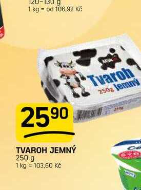 TVAROH JEMNÝ 250 g