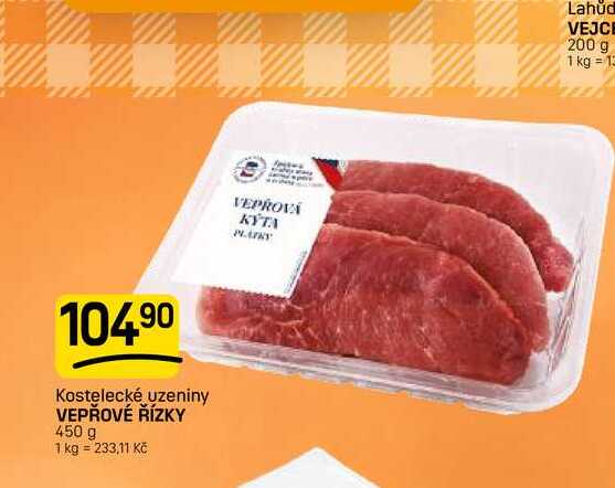 VEPŘOVÉ ŘÍZKY 450 g