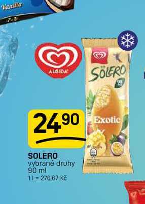 SOLERO vybrané druhy 90 ml
