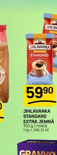 JIHLAVANKA STANDARD EXTRA JEMNÁ 150 g
