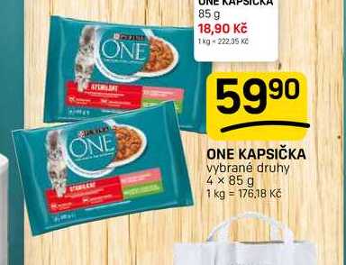 ONE KAPSIČKA vybrané druhy 4 x 85 g