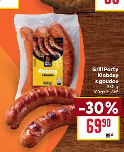 Grill Party Klobásy s goudou 330 g