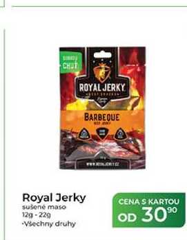 Royal Jerky sušené maso 12g -22 g 