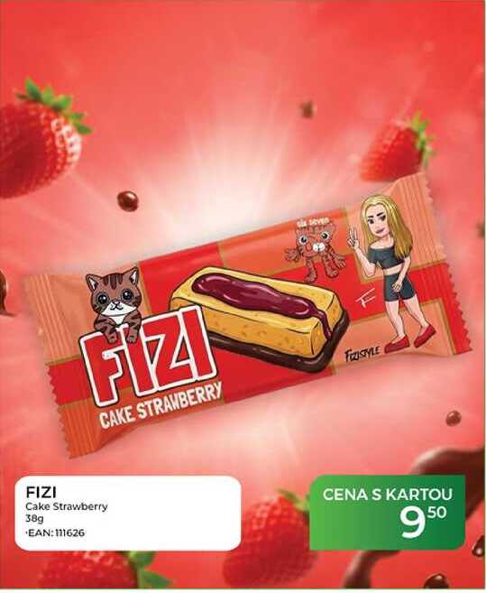 FIZI Cake Strawberry 38g