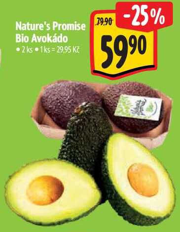 Nature's Promise Bio Avokádo, 2 kg