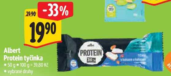 Albert Protein tyčinka, 50 g