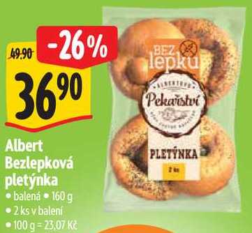 Albert Bezlepková pletýnka, 160 g