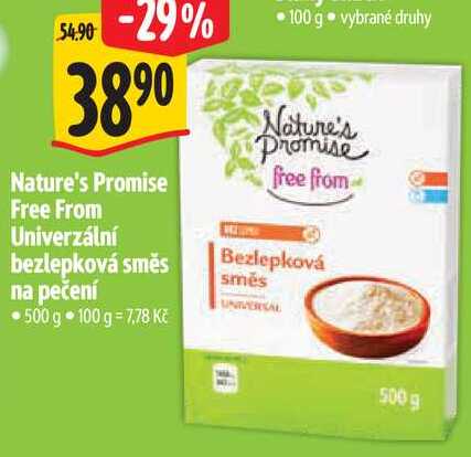 Nature's Promise Free From Univerzální bezlepková směs na pečení, 500 g