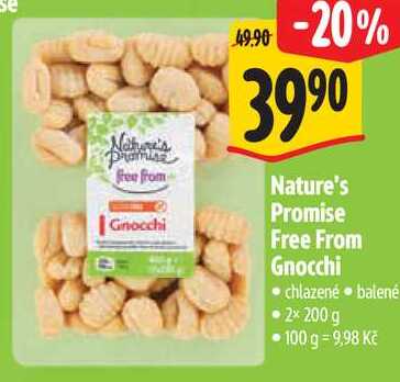 Nature's Promise Free From Gnocchi, 2x 200 g