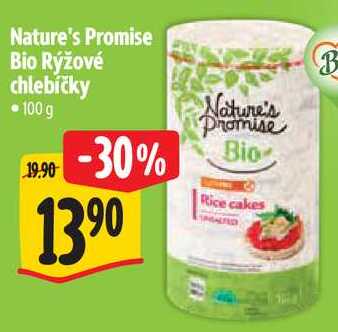 Nature's Promise Bio Rýžové chlebíčky, 100 g