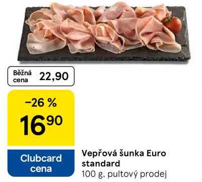 Vepřová šunka Euro standard, 100 g 