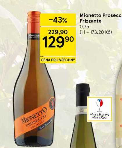 Mionetto Prosecc Frizzante, 0.75 l