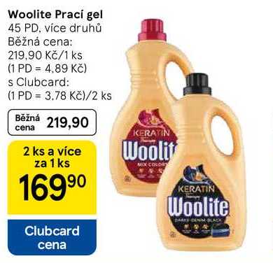 Woolite Prací gel, 45 PD, více druhů  