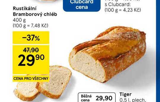 Rustikální Bramborový chléb, 400 g 