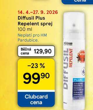 Diffusil Plus Repelent sprej, 100 ml  