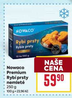 Nowaco Premium Rybí prsty nemleté 250 g