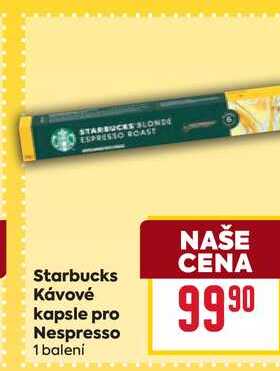 Starbucks Κάνονé kapsle pro Nespresso 1 baleni