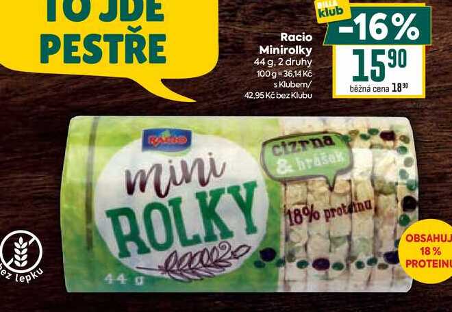 Racio Minirolky 44 g