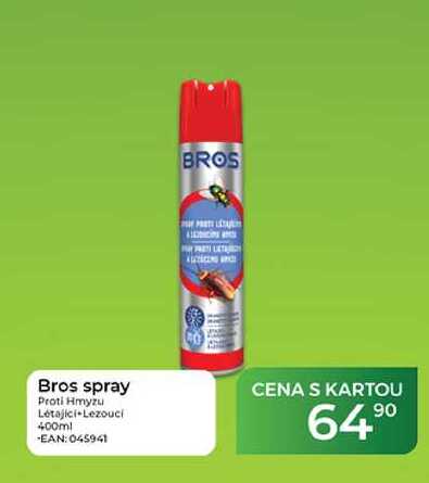 Bros spray Proti Hmyzu Létajíci Lezouci 400ml