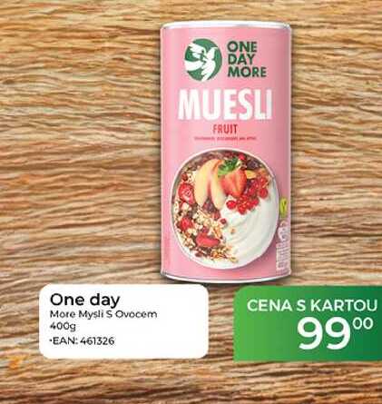 One day More Mysli S Ovocem 400g