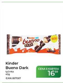 Kinder Bueno Dark tyčinka 43 g