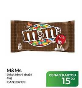 M&Ms čokoládové draže 45 g