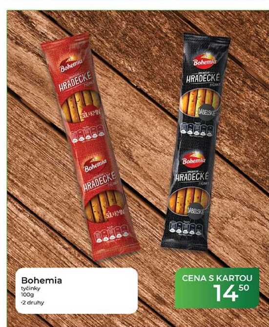 Bohemia tyčinky 100g 