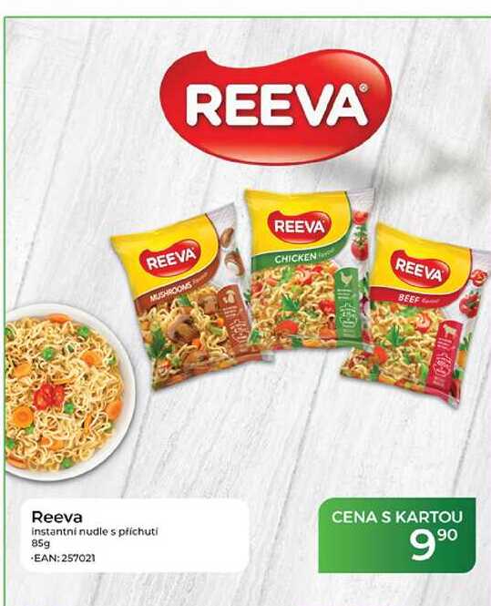 Reeva instantni nudle s příchuti 85g
