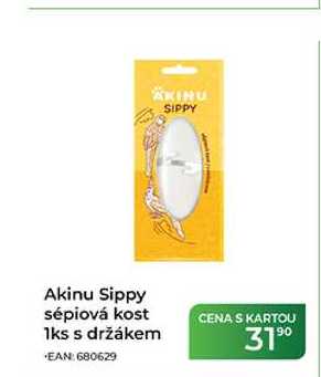 Akinu Sippy sépiová kost 1ks s držákem